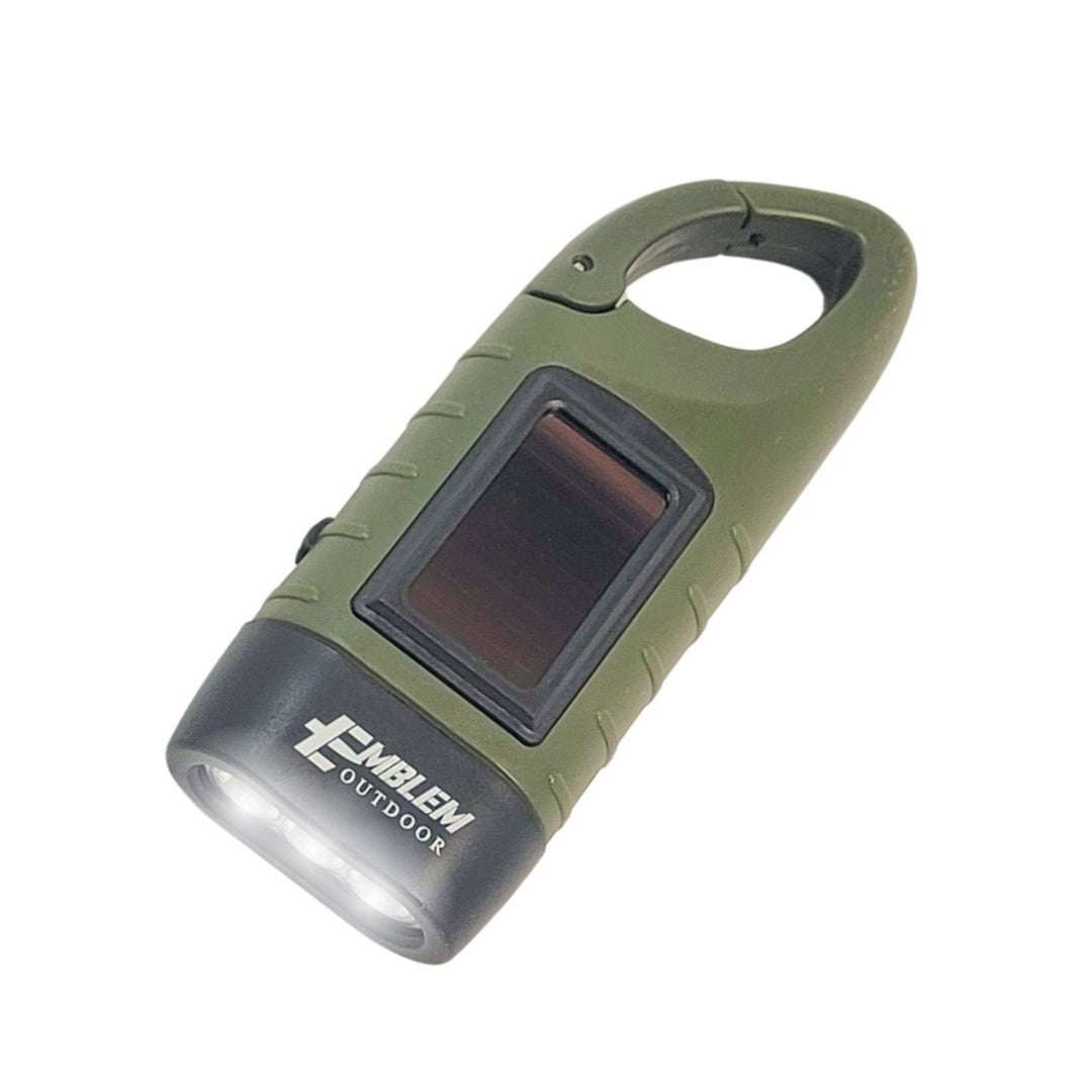 Hand Crank Solar Powered Flashlight